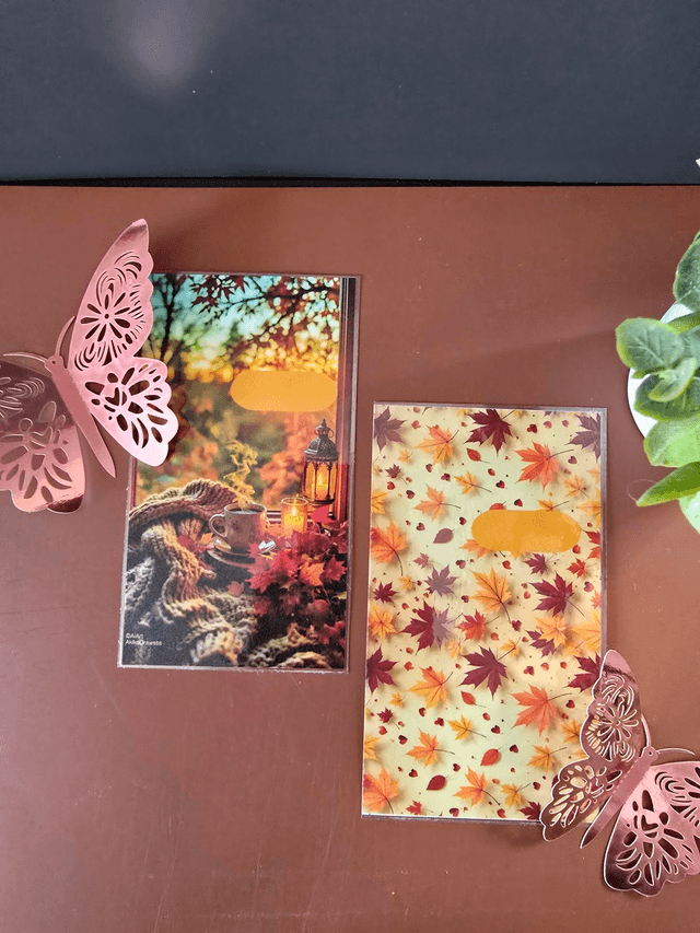 Lot 6 pages de garde Automne