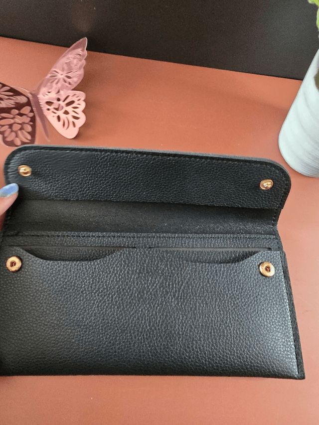 Pochettes cuir double poche