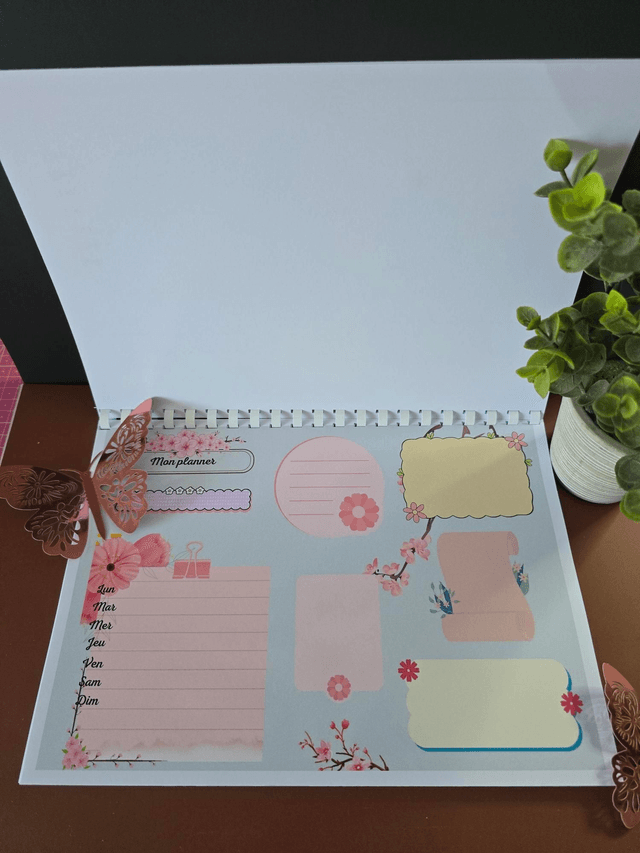 Planner bureau printanier