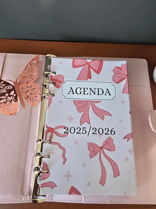 Agenda A5 pour 1 an