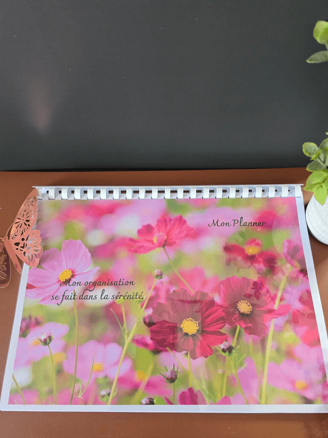 Planner bureau printanier